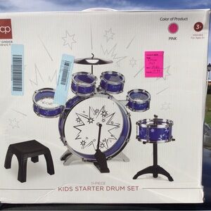 Kids Starter Drum Set - PINK. BCP brand